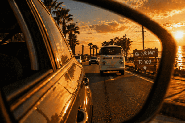 Dreamy edit on road